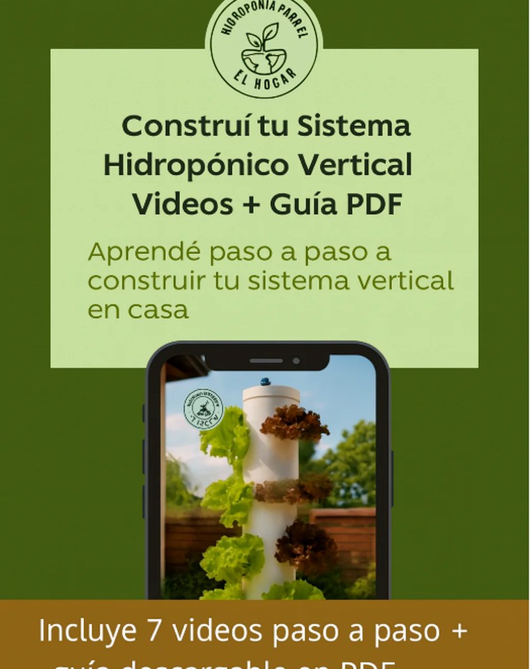 Curso de sistema hidropónico vertical